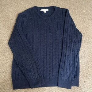 Amazon Essentials Classic Blue Crewneck Sweater